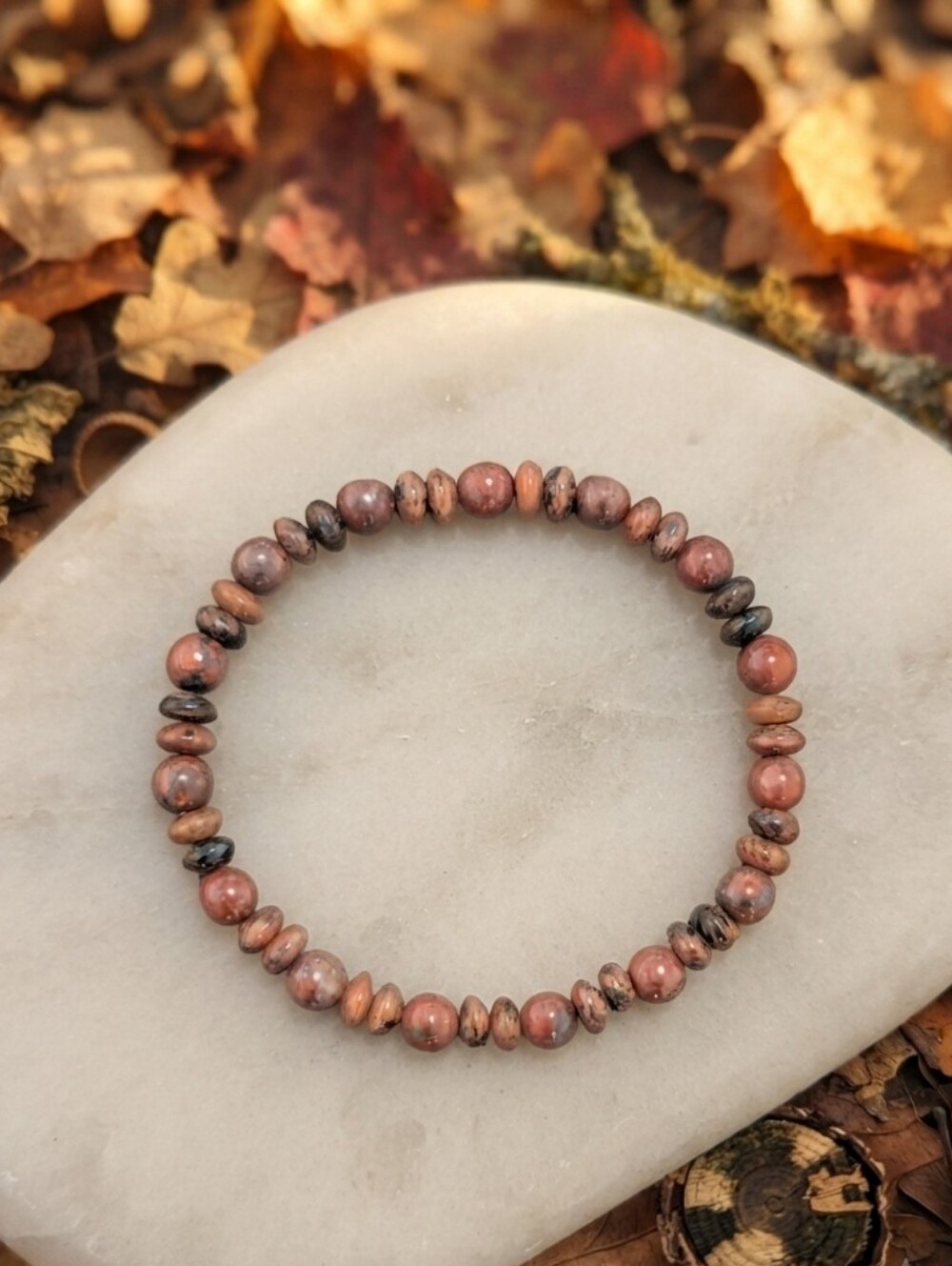 Brecciated Jasper/Mahogany Obsidian Bracelet